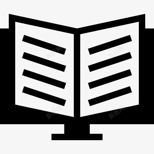 书打开在站图标png_新图网 https://ixintu.com 书籍 教育 电子书 阅读 阅读器