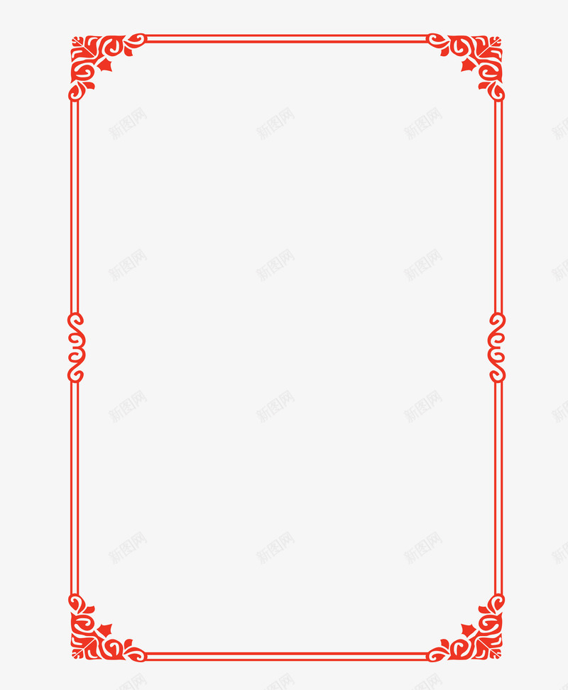 彩色恭贺新禧红色过年边框png免抠素材_新图网 https://ixintu.com 2017 吉祥如意 恭贺新禧 拜年 拜年儿童 新年 春 春节 梅花 素材 红色 边框 过年 过年边框 鸡年