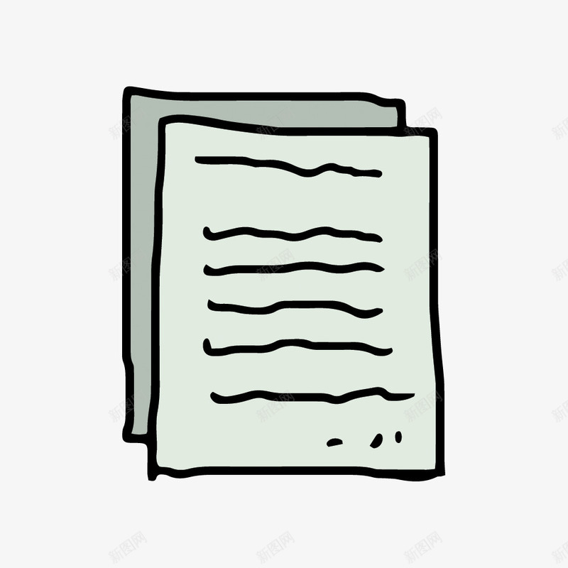 手绘写了字的蓝色纸张png免抠素材_新图网 https://ixintu.com 矢量素材 矢量蓝色 纸张 蓝色 蓝色矢量