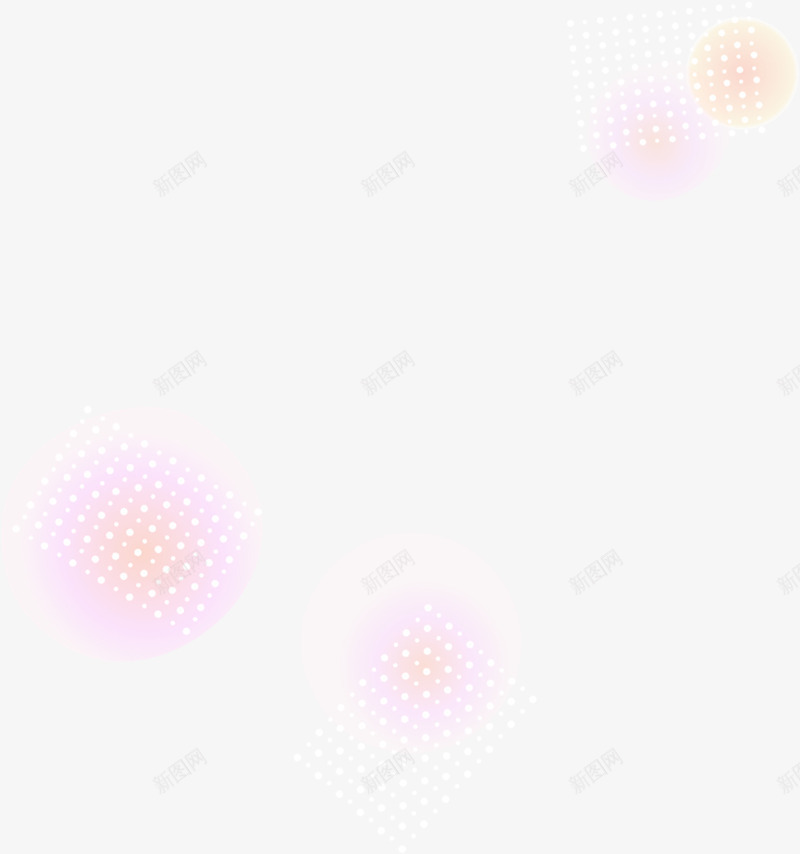 紫色黄色光效圆环png免抠素材_新图网 https://ixintu.com 紫色 色光