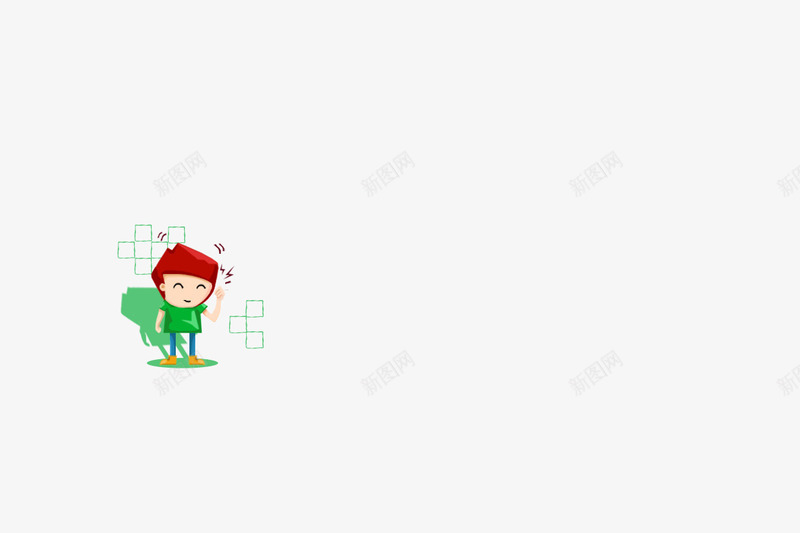 卡通人物形象png免抠素材_新图网 https://ixintu.com 免费 卡通 双12 建筑 扁平化 透明
