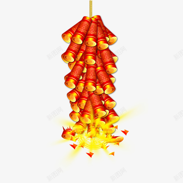 春节新年元宵鞭炮png免抠素材_新图网 https://ixintu.com 元宵鞭炮 放鞭炮 新年鞭炮 春节鞭炮 鞭炮矢量图