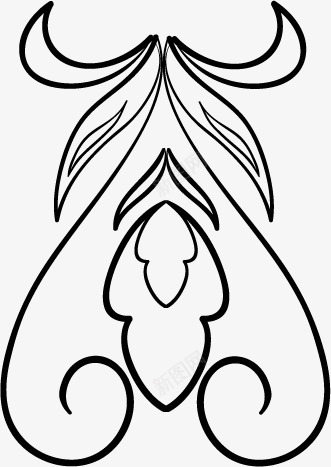 欧式花纹花边边框png免抠素材_新图网 https://ixintu.com 欧式花纹素材 线条