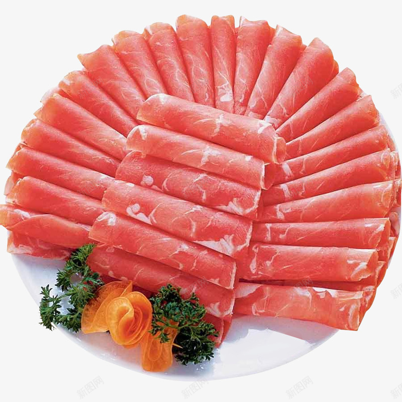 火锅冬日羊肉卷食材png免抠素材_新图网 https://ixintu.com 冬日 火锅 羊肉