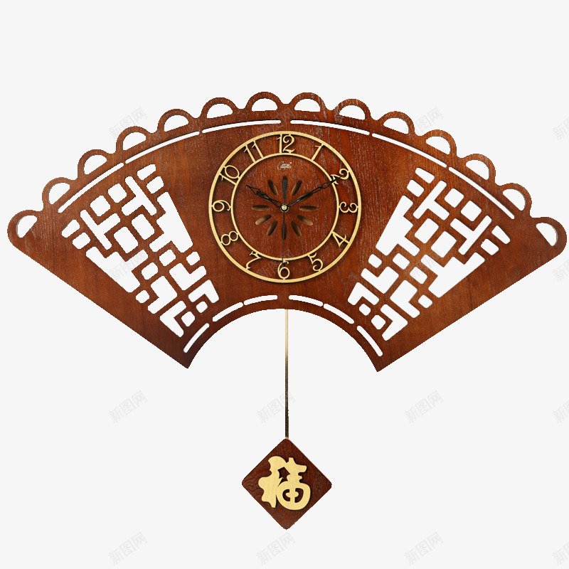 挂钟png免抠素材_新图网 https://ixintu.com 产品实物 古典风 家居 扇形