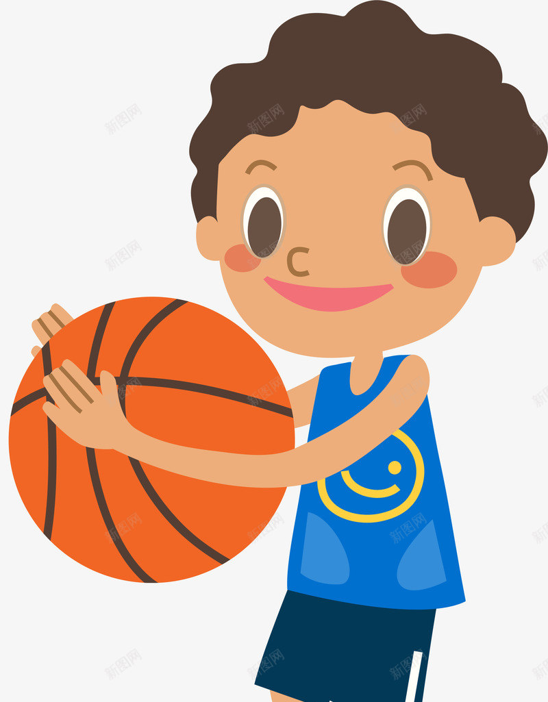 打篮球的可爱男孩png免抠素材_新图网 https://ixintu.com 可爱男孩 害羞 打篮球的男孩 抱着篮球 捧着篮球 篮球运动