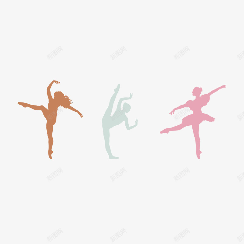 黑色剪影尽情的跳舞的人png免抠素材_新图网 https://ixintu.com 剪影 嗨 女生 尽兴 彩色 芭蕾 跳舞
