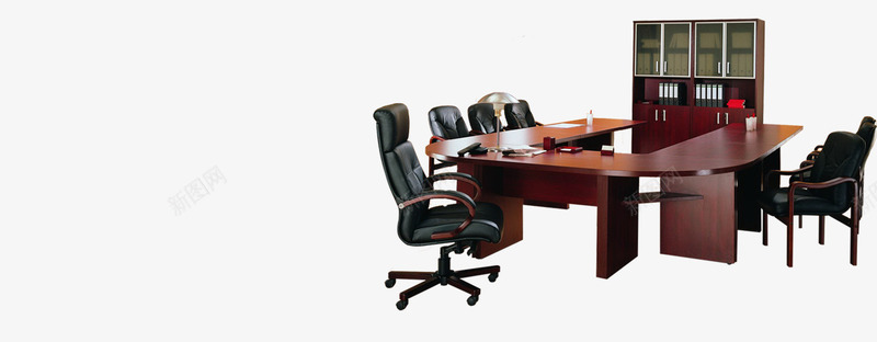 书房png免抠素材_新图网 https://ixintu.com 书柜 书桌 产品实物 椅子