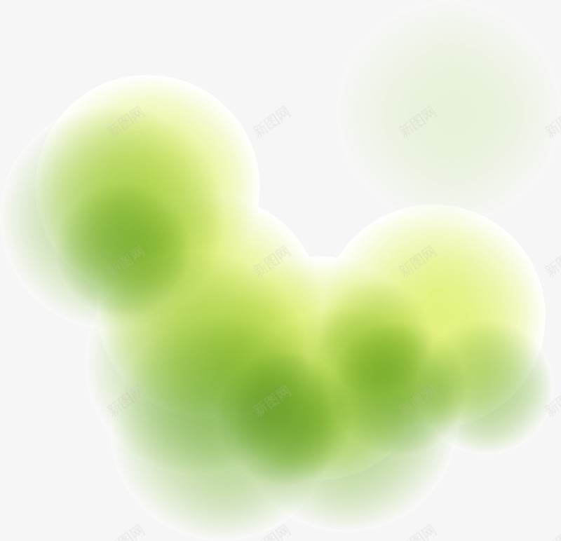 绿色梦幻光芒png免抠素材_新图网 https://ixintu.com 光晕 光辉 梦幻光圈 渐变光圈 漂浮光影 绿色光芒