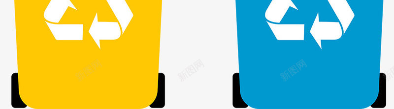 卡通绿色环保回收箱矢量图eps免抠素材_新图网 https://ixintu.com 卡通 回收箱 垃圾回收 城市绿化 彩色 绿色环保 矢量图