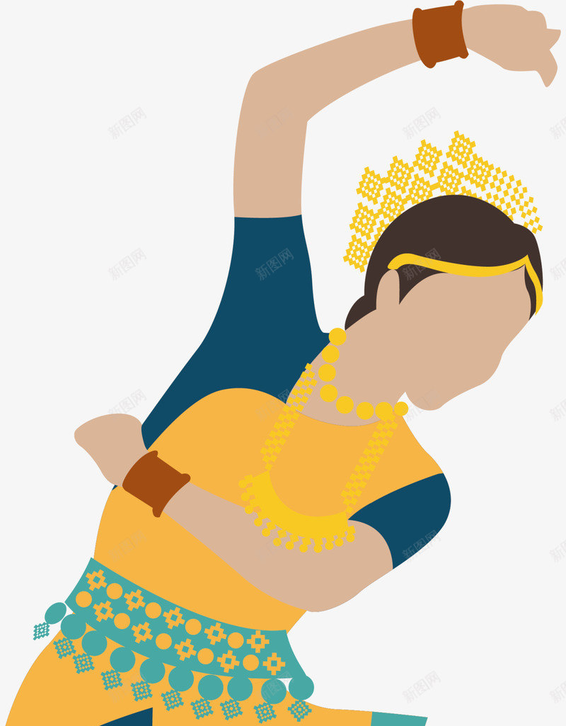 民族风美丽舞蹈女生png免抠素材_新图网 https://ixintu.com 人物插画 美丽女生 舞姿 舞者 舞蹈 舞蹈女生 艺术 跳舞