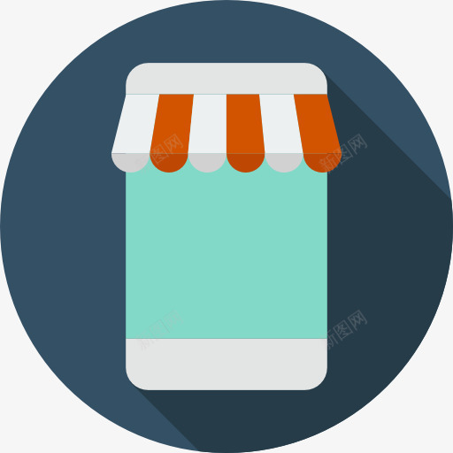 网上商店图标png_新图网 https://ixintu.com 商务和购物 手机 技术 智能手机 移动电话 网上商店