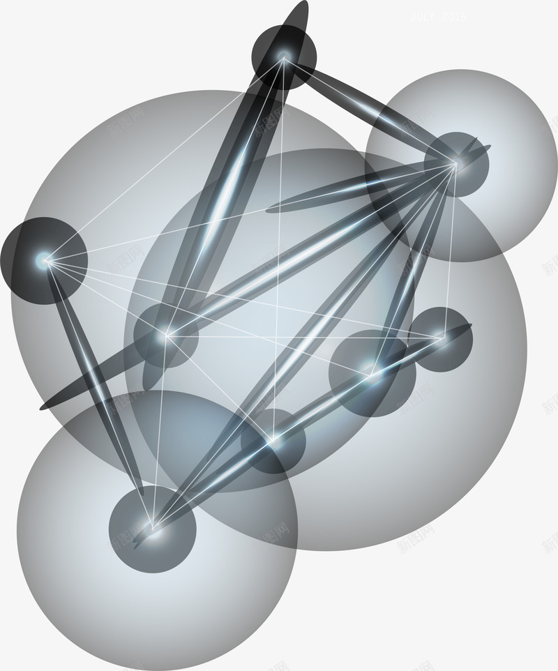 灰色梦幻科技线条光芒png免抠素材_新图网 https://ixintu.com 不规则 光晕 光芒 免抠PNG 效果 效果元素 梦幻 灰色 科技 线条 组合