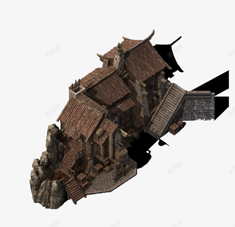 小型木质房屋实物png免抠素材_新图网 https://ixintu.com 实物 小型 房屋 木质