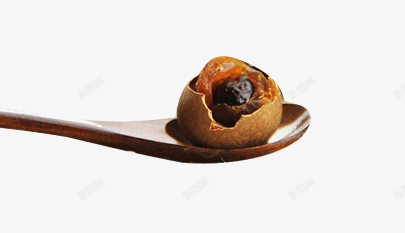 调羹上的龙眼png免抠素材_新图网 https://ixintu.com 勺子 打开的龙眼 木勺子 调羹上的龙眼 龙眼 龙眼干