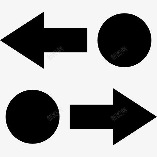 移动箭头图标png_新图网 https://ixintu.com 圈 多媒体选项 方向 智能手机 箭 行动 触摸屏