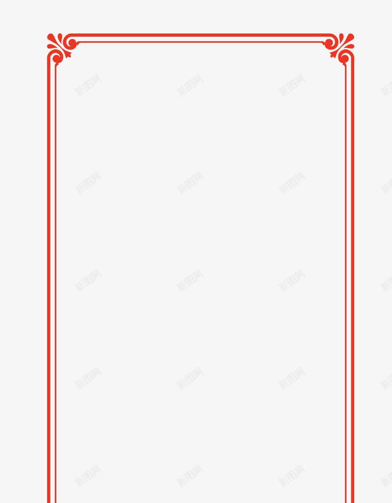 春节恭贺新禧边框png免抠素材_新图网 https://ixintu.com 吉祥如意 恭贺新禧 拜年 拜年儿童 新年 春 春节 梅花 素材 红色 边框 过年边框