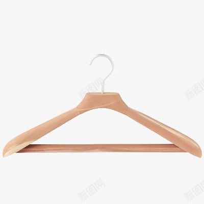 木质衣架png免抠素材_新图网 https://ixintu.com 服饰 木质 衣服 衣架