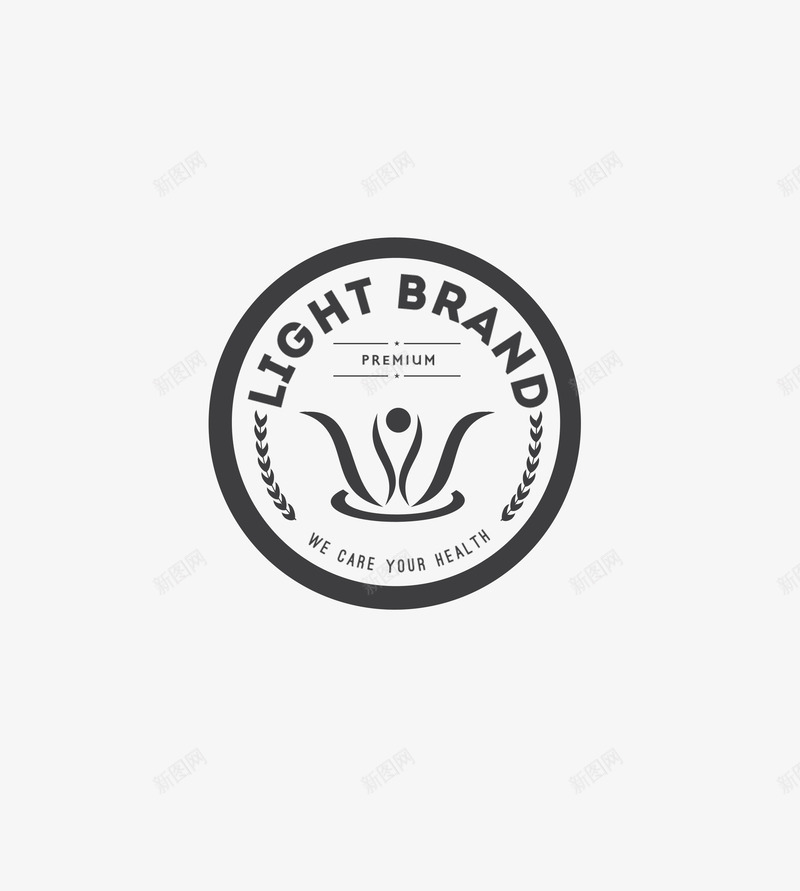 黑白标签图标png_新图网 https://ixintu.com logo logo标志 图标 复古标签 广告设计 徽章 标签 装饰 设计模板 黑白