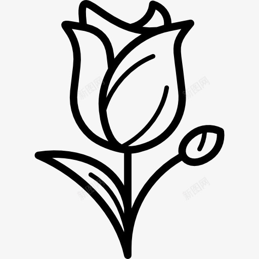郁金香图标png_新图网 https://ixintu.com Liliaceae 公园 园林 园艺 自然 花卉
