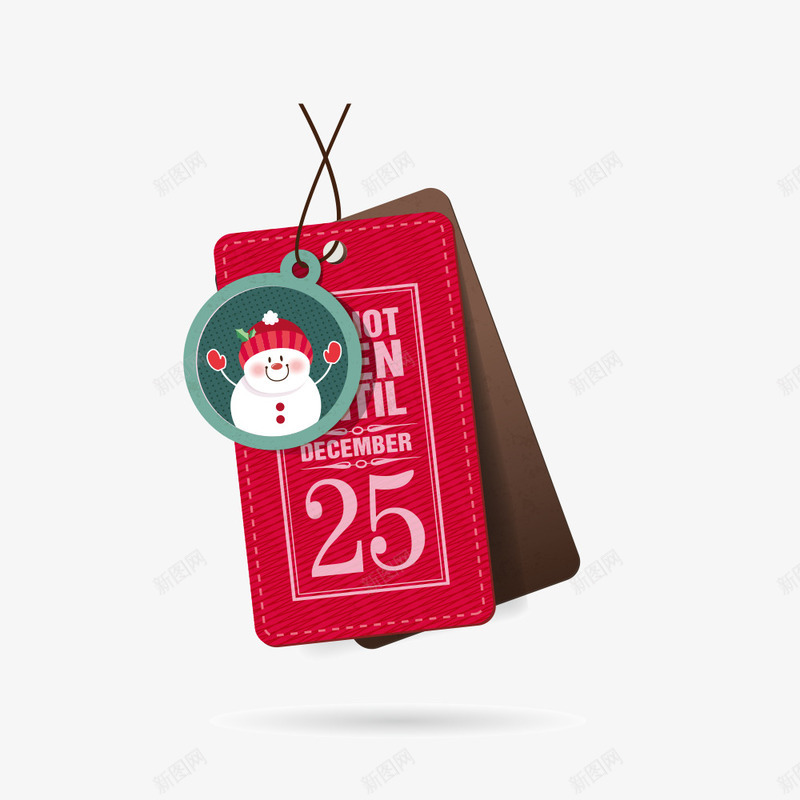 红色圣诞雪人圣诞节吊牌png免抠素材_新图网 https://ixintu.com 吊牌 圣诞节 圣诞节png图片 圣诞节免抠图 圣诞节免费 圣诞节图片 圣诞雪人 矢量素材 红色