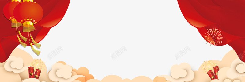 3D微立体春节分层边框psd免抠素材_新图网 https://ixintu.com 2018春节分层边框设计 3D微立体 传统节日 喜庆背景 新年 欢度春节 狗年