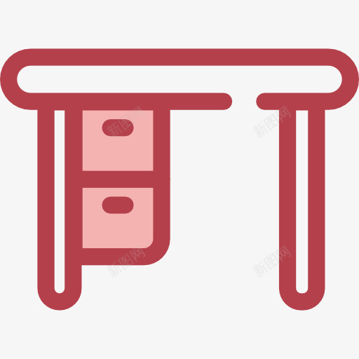 桌上图标png_新图网 https://ixintu.com 办公室 家具 家具和家居工作室 桌子 椅子