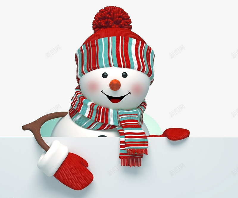 可爱的圣诞雪人png免抠素材_新图网 https://ixintu.com 可爱 圣诞 雪人