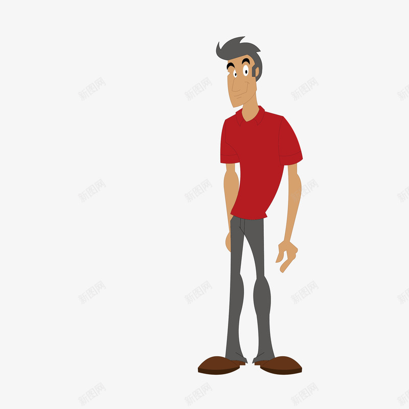 瘦弱的男人png免抠素材_新图网 https://ixintu.com png图形 png装饰 卡通 手绘 男人 装饰