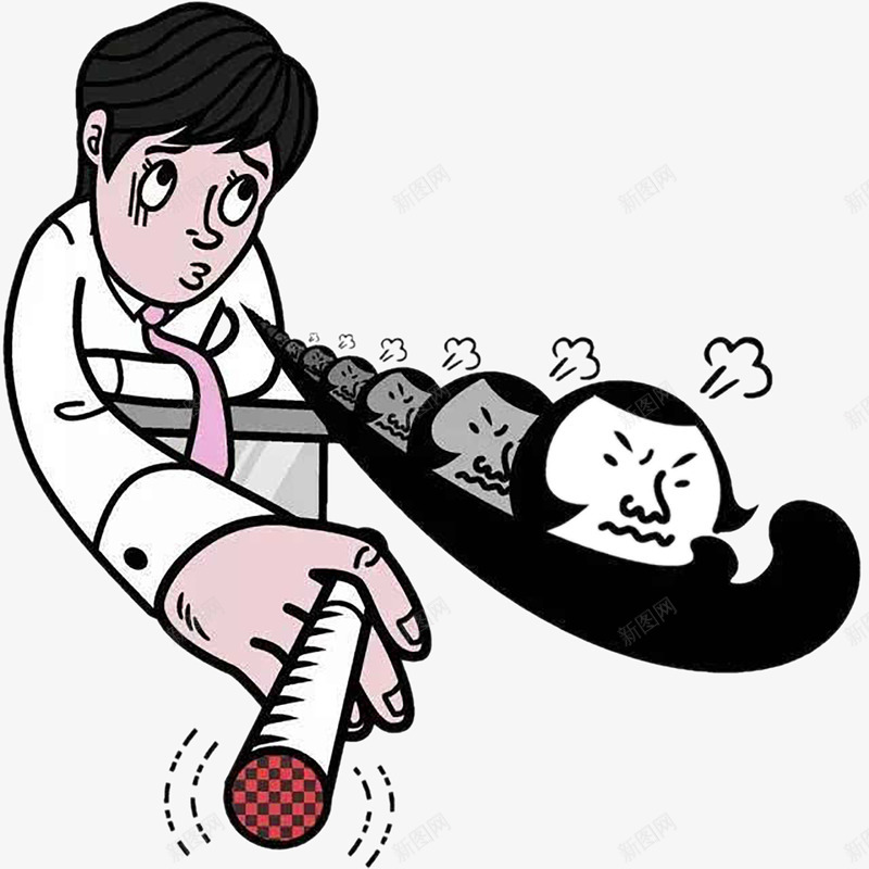 卡通抽烟的男人png免抠素材_新图网 https://ixintu.com 卡通的 手绘的 抽烟的 抽烟的男人 男人 装饰 酷帅的