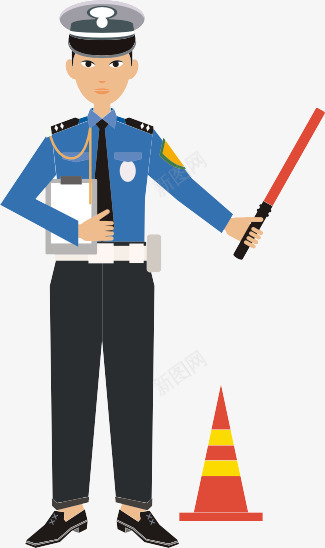 卡通人物png免抠素材_新图网 https://ixintu.com 卡通 执行工作 警察