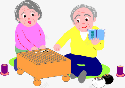 老年夫妇png免抠素材_新图网 https://ixintu.com 两个人 卡通手绘 幸福夫妻 幸福快乐 老婆婆卡通 老年夫妇 老爷爷老奶奶