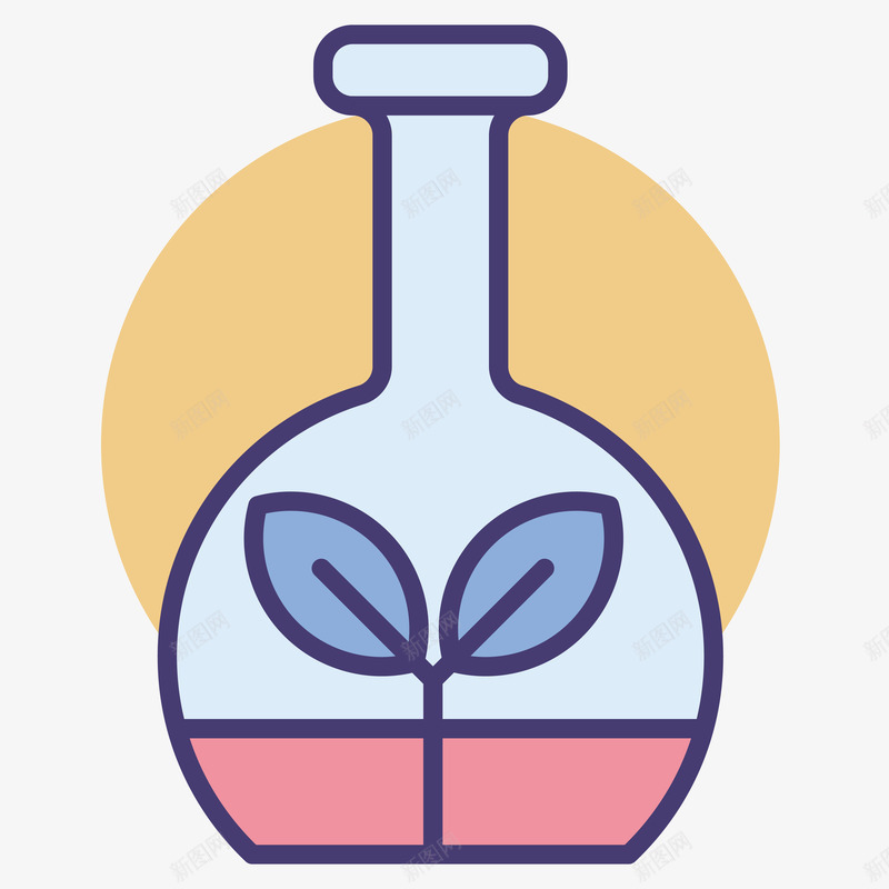 仪器瓶子测试植物矢量图ai免抠素材_新图网 https://ixintu.com 仪器 光泽 卡通 手绘 瓶子 种植 纹理 纹路 装饰 质感 矢量图