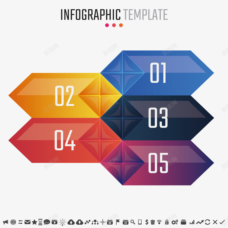 彩色立体图形表矢量图图标ai_新图网 https://ixintu.com 3D图表 ppt图表 信息图表 商务金融 图形 图标 数字 现代商务 立体图表 网页图表 矢量图