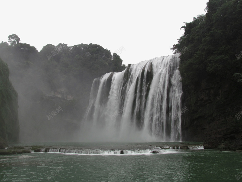 黄果树瀑布风景png免抠素材_新图网 https://ixintu.com 旅游景区 自然景观 著名景点 贵州黄果树瀑布 黄果树瀑布风景