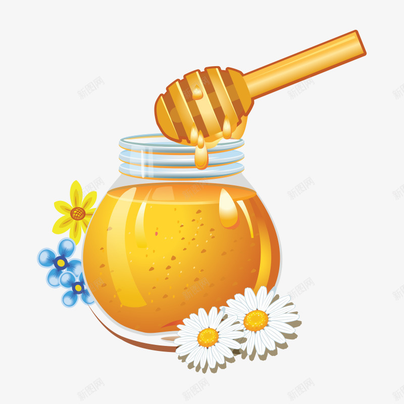 蜜蜂卡通png免抠素材_新图网 https://ixintu.com 卡通 可爱 昆虫 生态 绿色 自然 蜂蜜 蜜蜂 采蜜