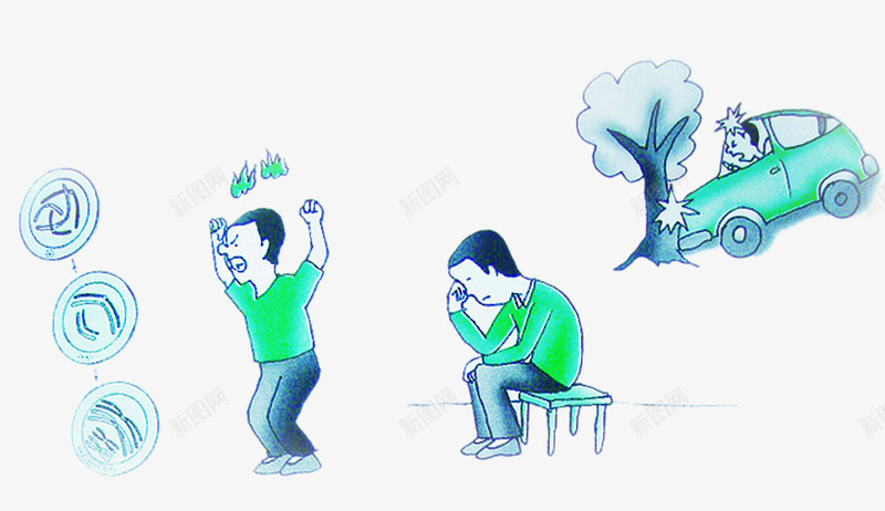 卡通男人绿色医疗png免抠素材_新图网 https://ixintu.com 医疗 卡通 男人 绿色