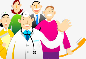 健康刷牙png免抠素材_新图网 https://ixintu.com 健康 刷牙 医生 护士 护牙 牙刷
