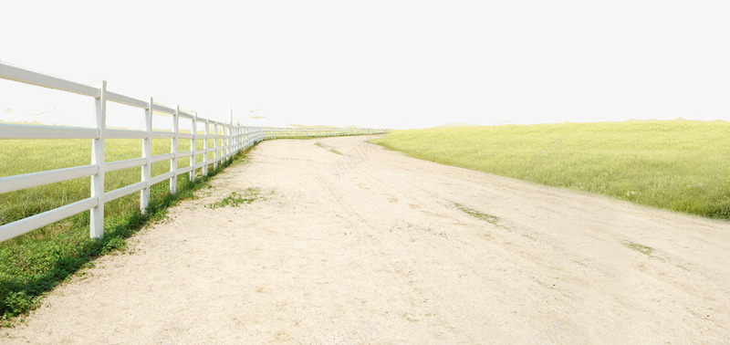 草坪道路png免抠素材_新图网 https://ixintu.com 土 栅栏 草坪 路 道路