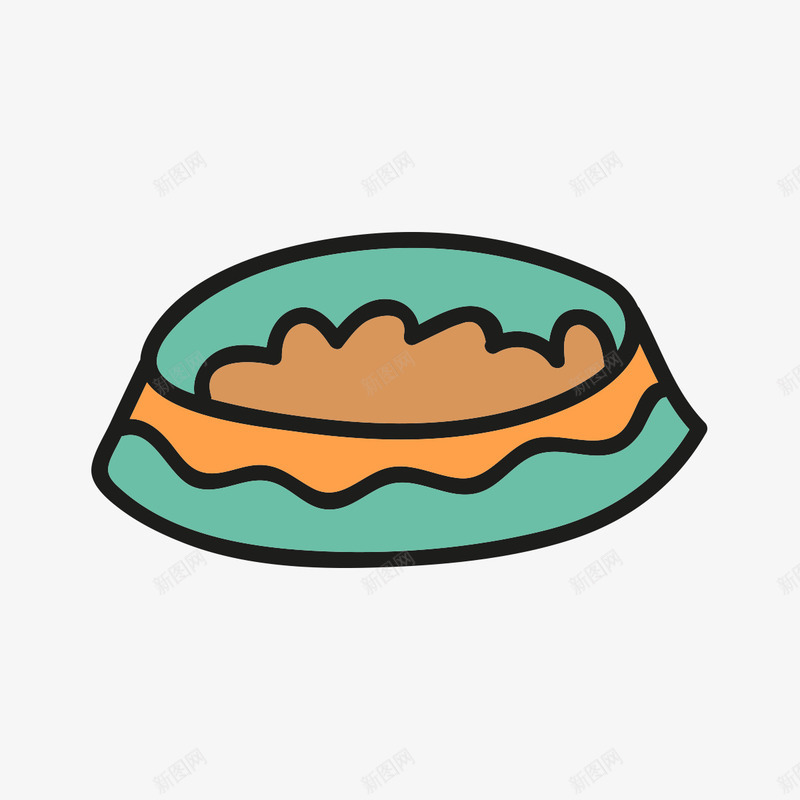 宠物喂食盆png免抠素材_新图网 https://ixintu.com 好吃 宠物粮食 狗粮 猫粮