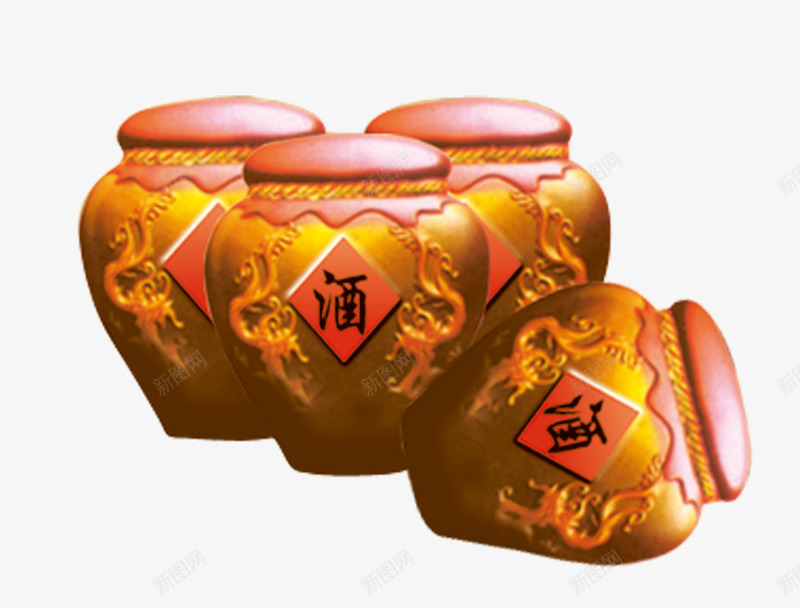 酒png免抠素材_新图网 https://ixintu.com 酒坛 酒精 饮品