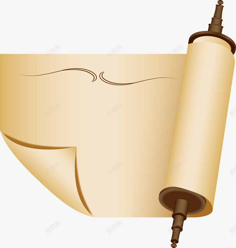 复古卡通卷轴png免抠素材_新图网 https://ixintu.com 中国文化 中国风 中式卷轴 卡通卷轴 卷纸 卷轴 卷轴图 卷轴画 卷轴矢量图 古代卷书图 展开卡通书 画卷轴 纸张 羊皮纸
