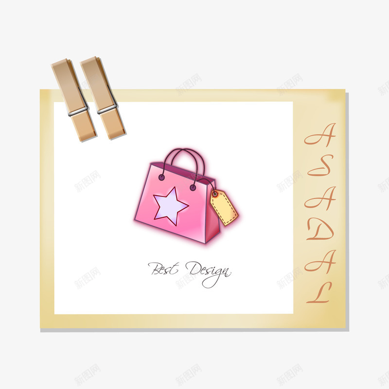 便签留言板png免抠素材_新图网 https://ixintu.com 便签 留言板 黄色
