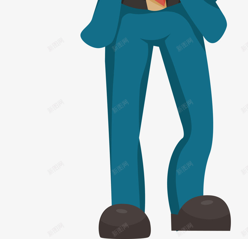 卡通职场人物男人png免抠素材_新图网 https://ixintu.com 卡通人物 卡通男人 站立 笑脸 职场人物 西装革履