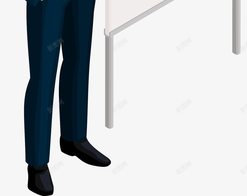 卡通手绘讲解的男人png免抠素材_新图网 https://ixintu.com 创意 动漫动画 卡通手绘 帅气的男人 简约 讲解的男人