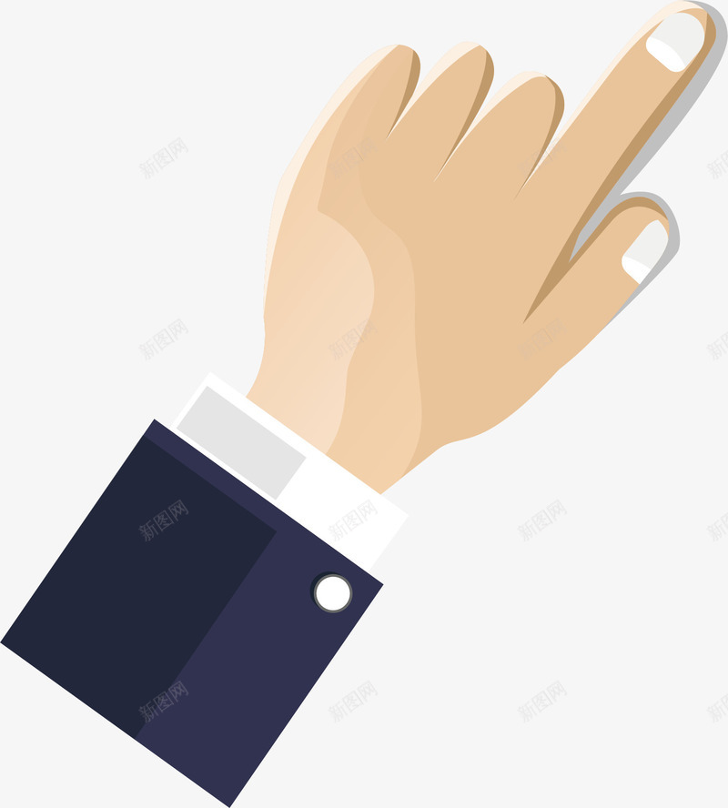 一个男人的手臂矢量图ai免抠素材_新图网 https://ixintu.com 卡通 手指 手臂 斑点 白色 蓝色 衣袖 黄色 矢量图
