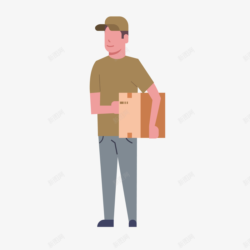 卡通上门维修工人png免抠素材_新图网 https://ixintu.com PNG人物 卡通人物 工人 男人 男士 男性