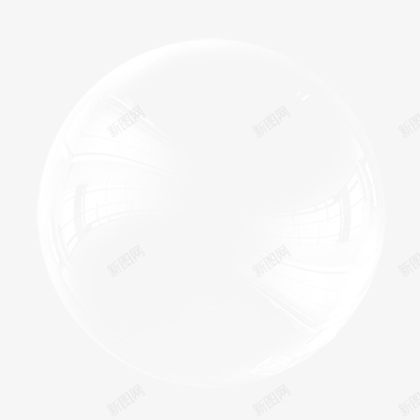 飘浮气球png免抠素材_新图网 https://ixintu.com 圆 白色 透明
