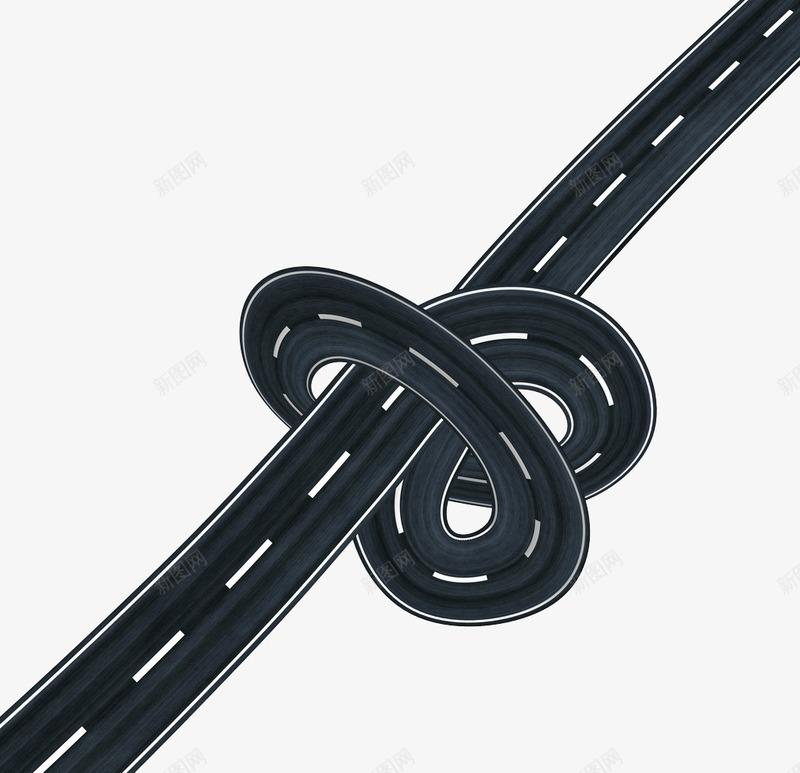 公路打结矢量图eps免抠素材_新图网 https://ixintu.com 交通堵塞 交通拥堵 公路 马路 矢量图