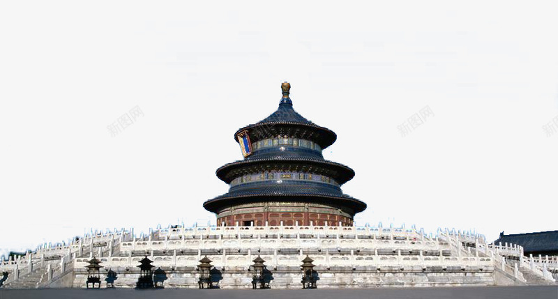 蓝天下的祈年殿png免抠素材_新图网 https://ixintu.com 北京建筑 名胜古迹 地方景点 实物图 摄影图 景点 祈年殿 自然景观 高清图片